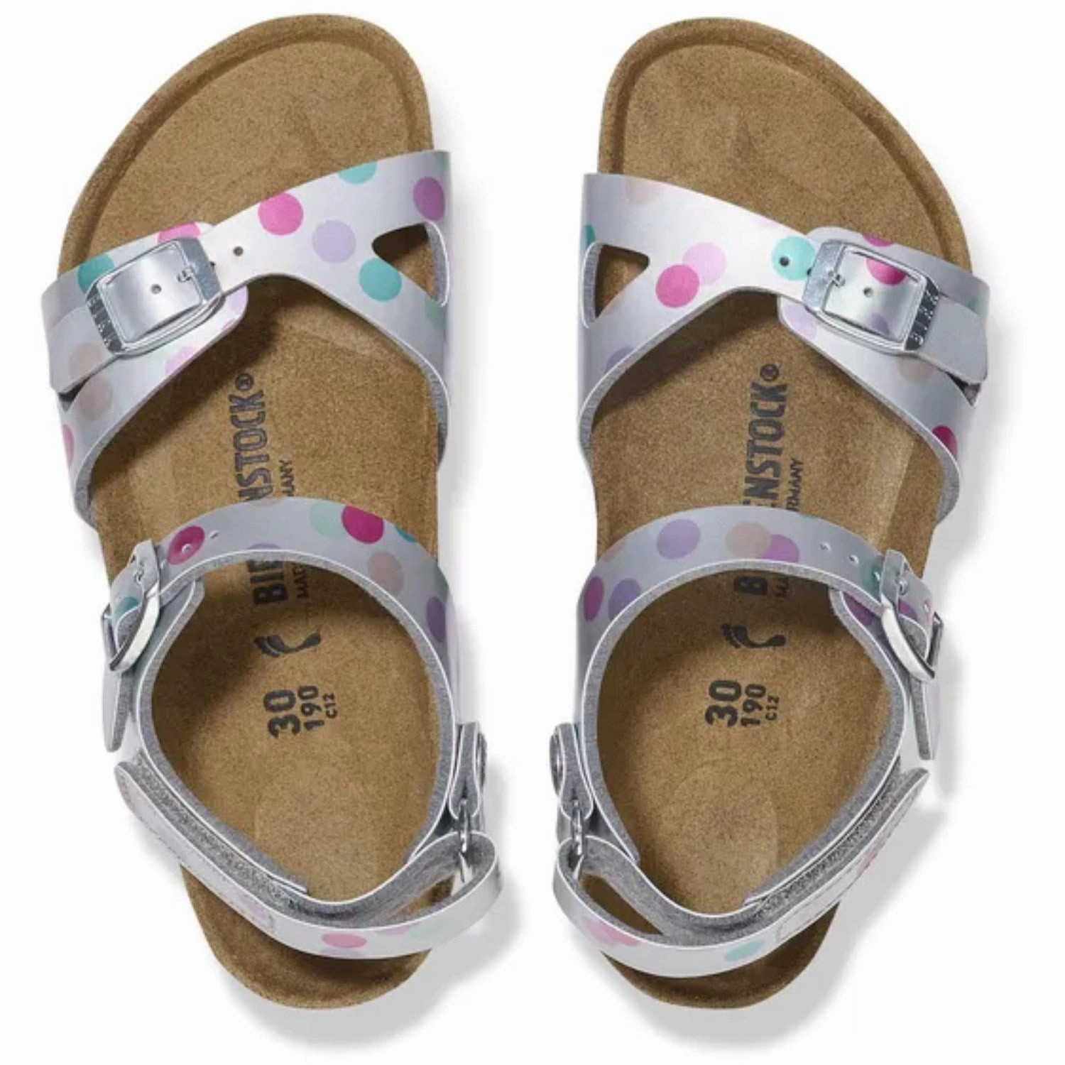 High-top shoes Birkenstock Rio AS Kids BF Elec. Metallic SilverDots