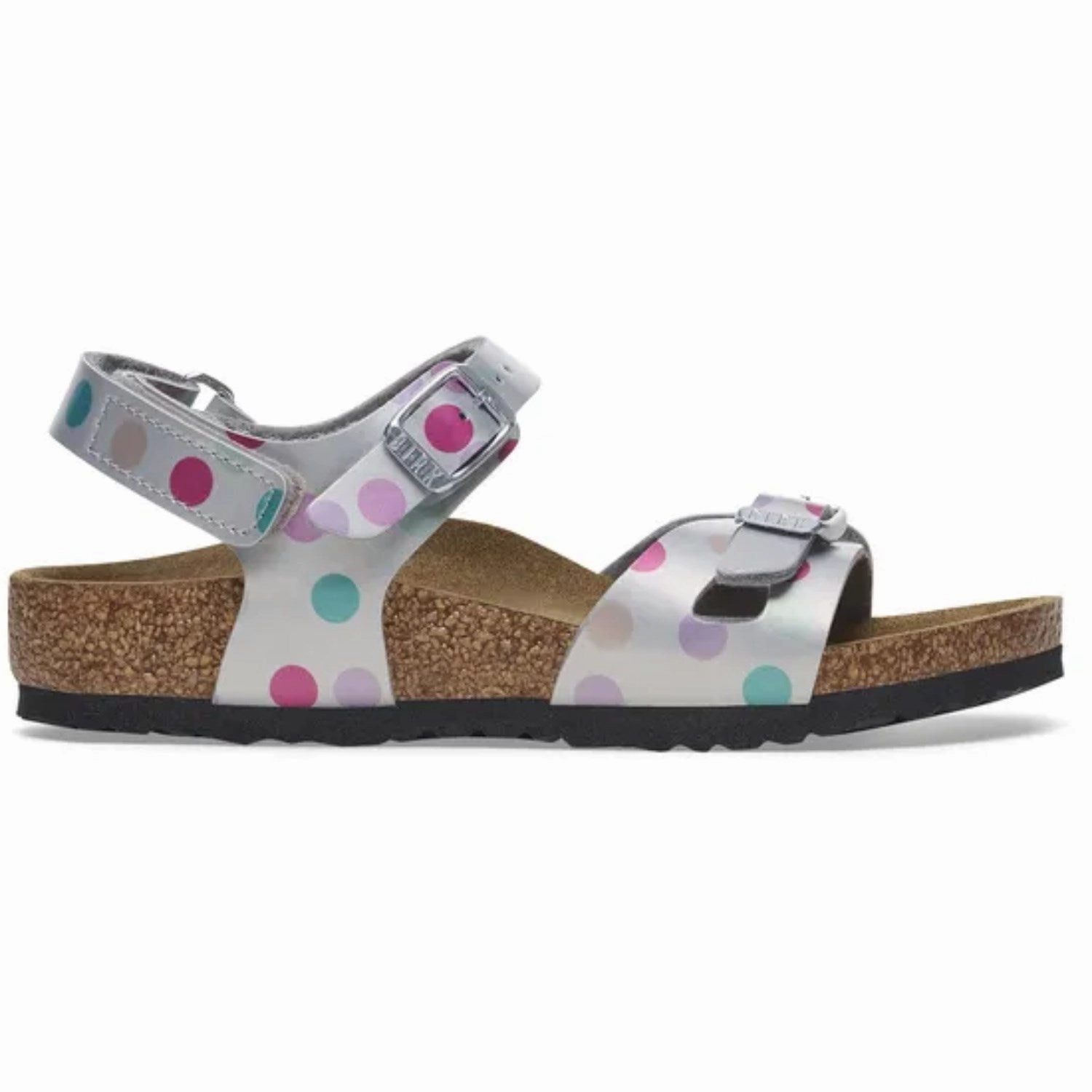 High-top shoes Birkenstock Rio AS Kids BF Elec. Metallic SilverDots