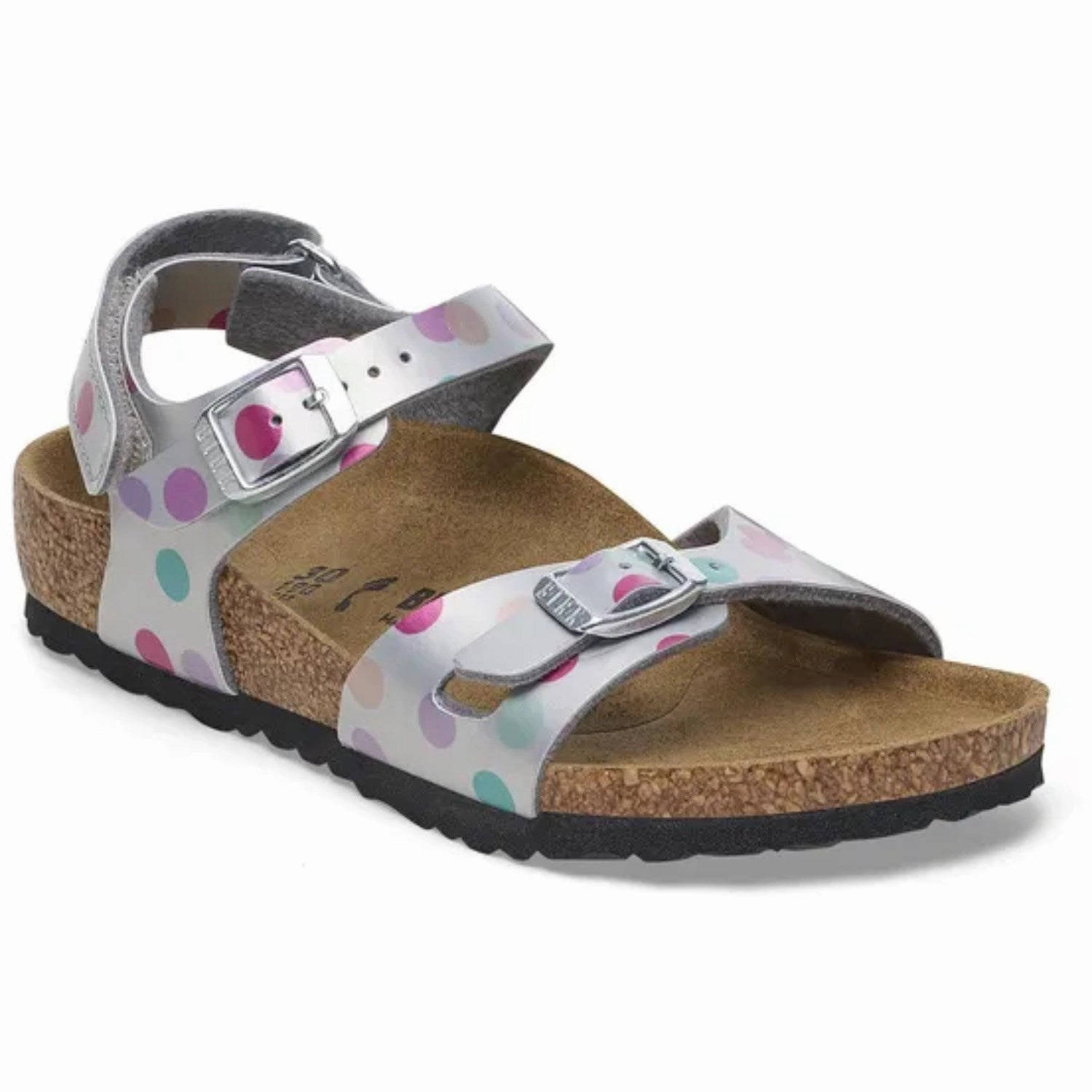 High-top shoes Birkenstock Rio AS Kids BF Elec. Metallic SilverDots