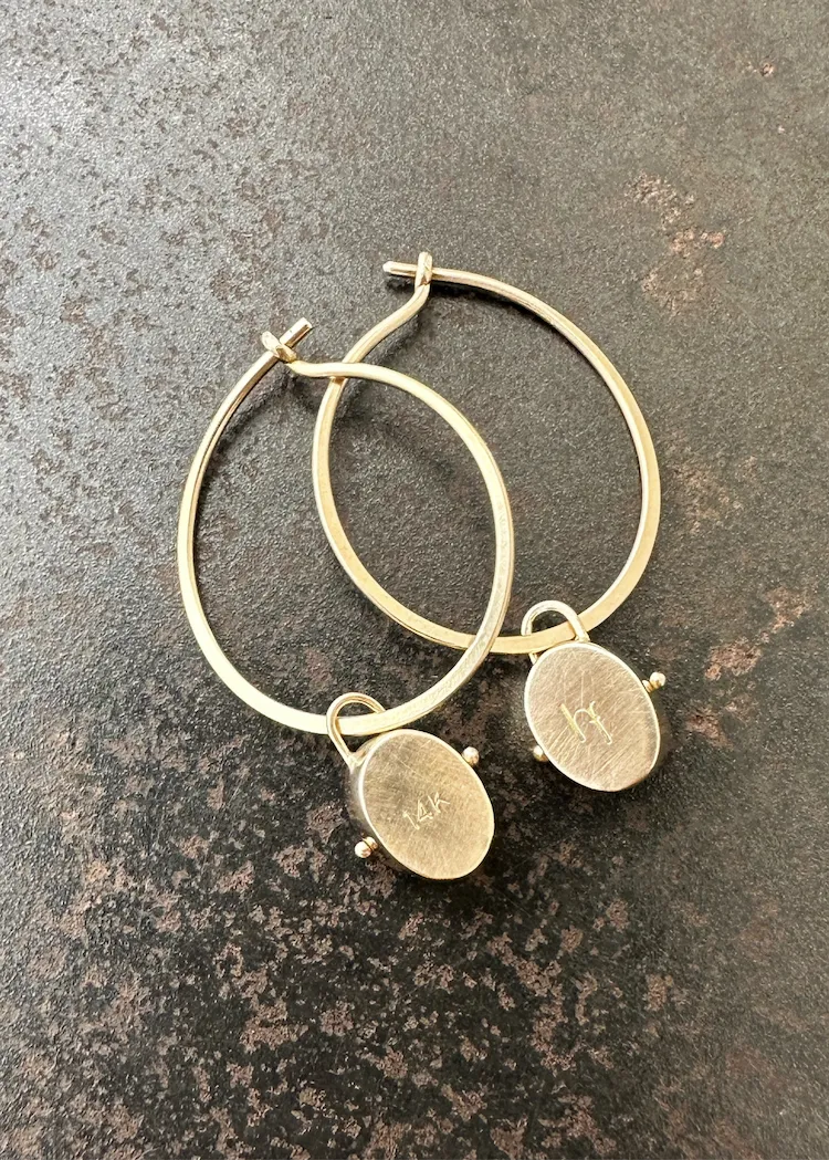 Hilary Finck Designs | Captured Carico Turquoise Earring Charms