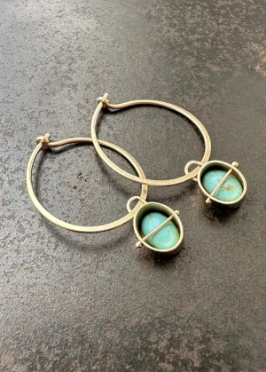 Hilary Finck Designs | Captured Carico Turquoise Earring Charms