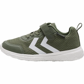 Hummel Dark Olive Actus Recycled Tex Jr Sneakers Dress shoes Lace-up
