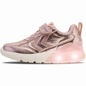 Hummel Pink Daylight Glitter Jr Sneakers Platform shoes Bowling shoes
