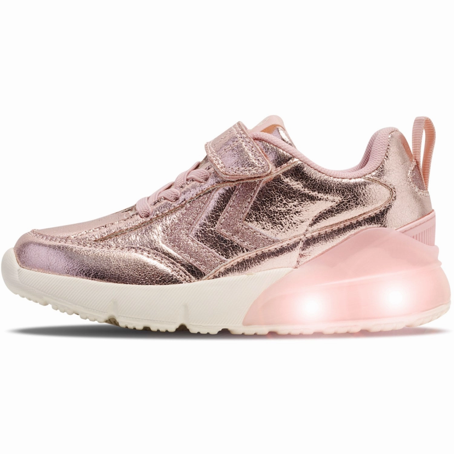 Hummel Pink Daylight Glitter Jr Sneakers Platform shoes Bowling shoes