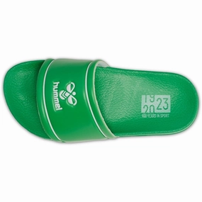 Hummel Pool Slide JR Sandal Absinthe Green Plain shoes Collectible shoes