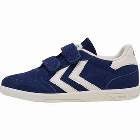 Hummel Victory Suede II Sneakers Navy Peony Brogues Chelsea boots
