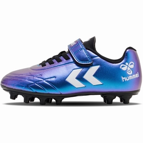 Hummel White/Multicolor Top Star F.G. Jr Football Boots Cushioned insoles Indoor shoes