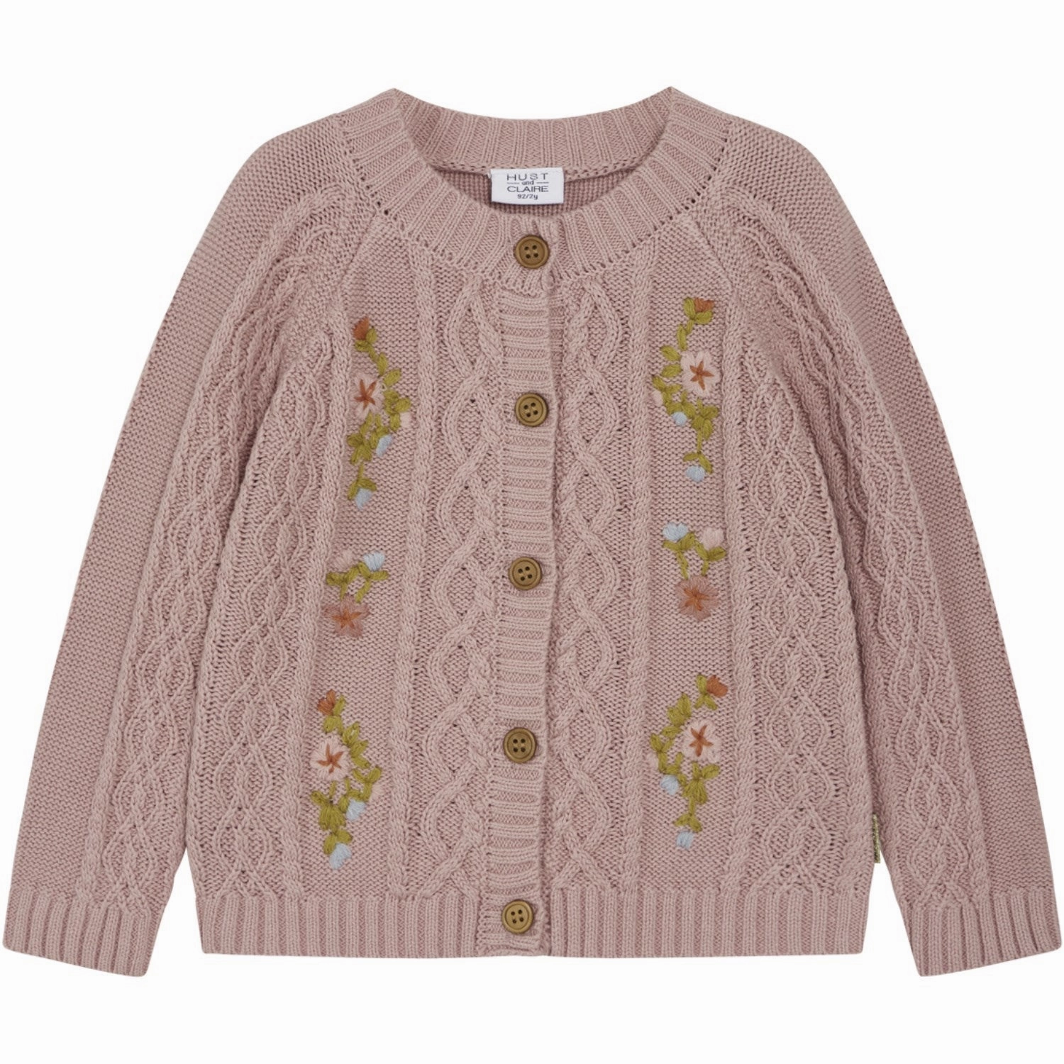 Hust & Claire Dusty Rose Mini Camilia Cardigan Layered High-quality