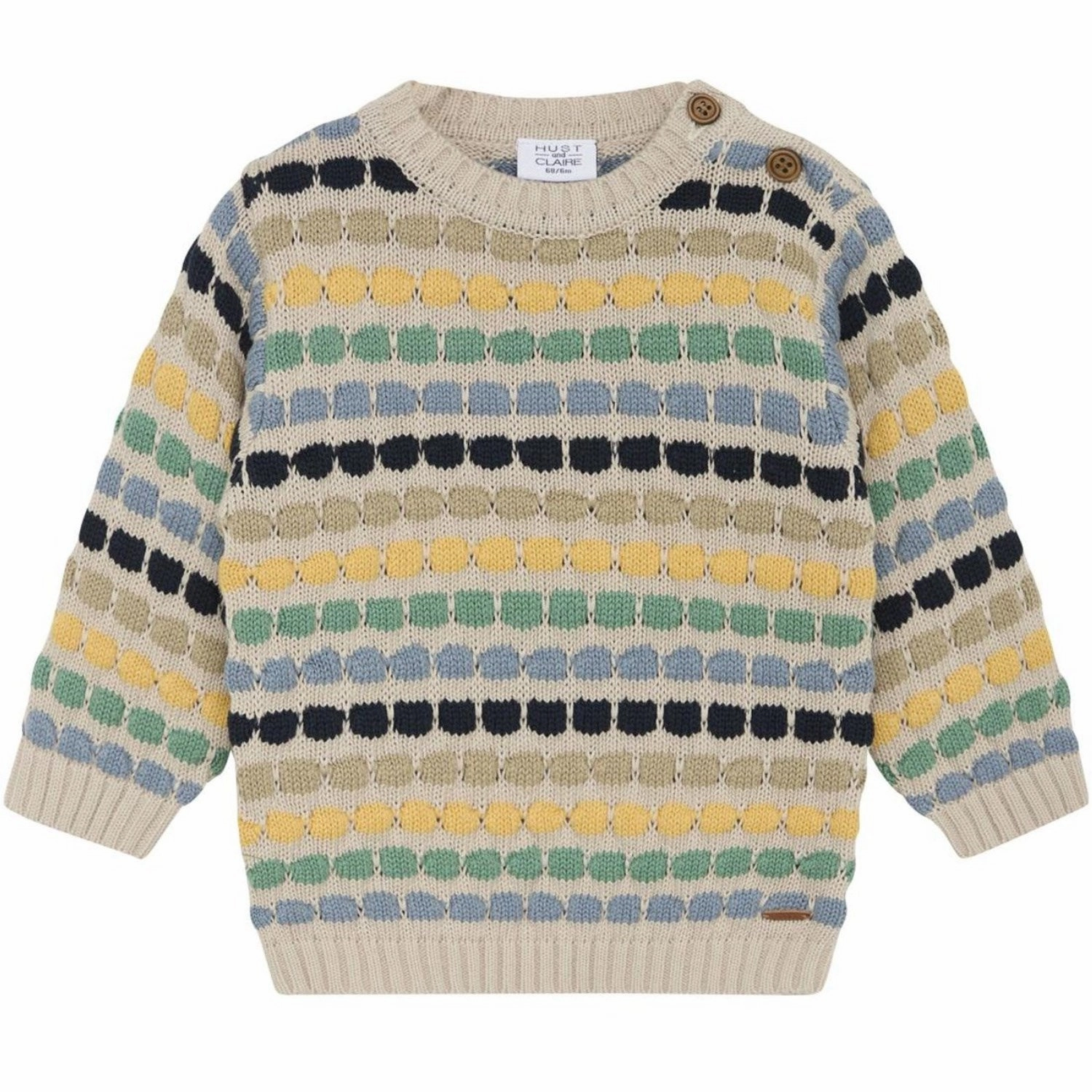 Hust & Claire French Oak Pilou Pullover Bow Captivating