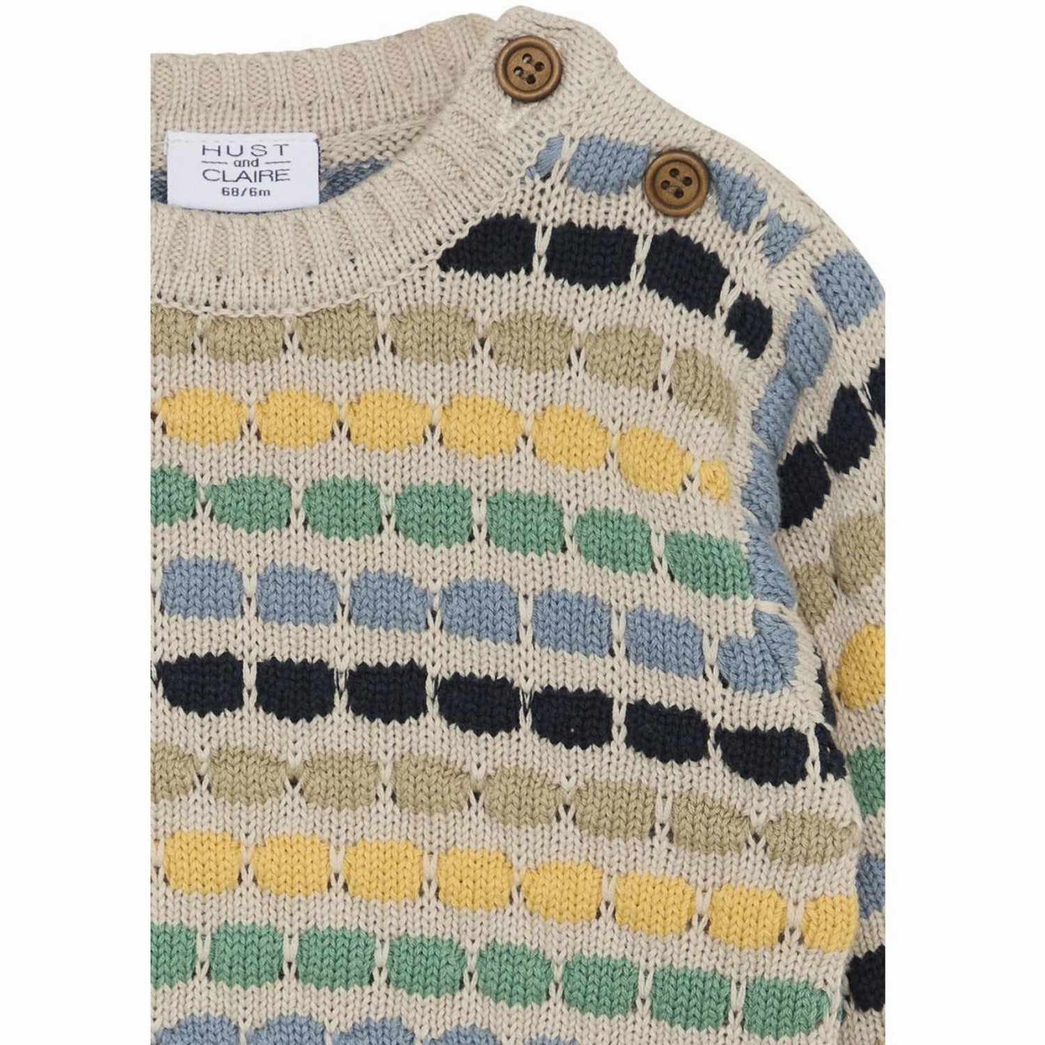 Hust & Claire French Oak Pilou Pullover Bow