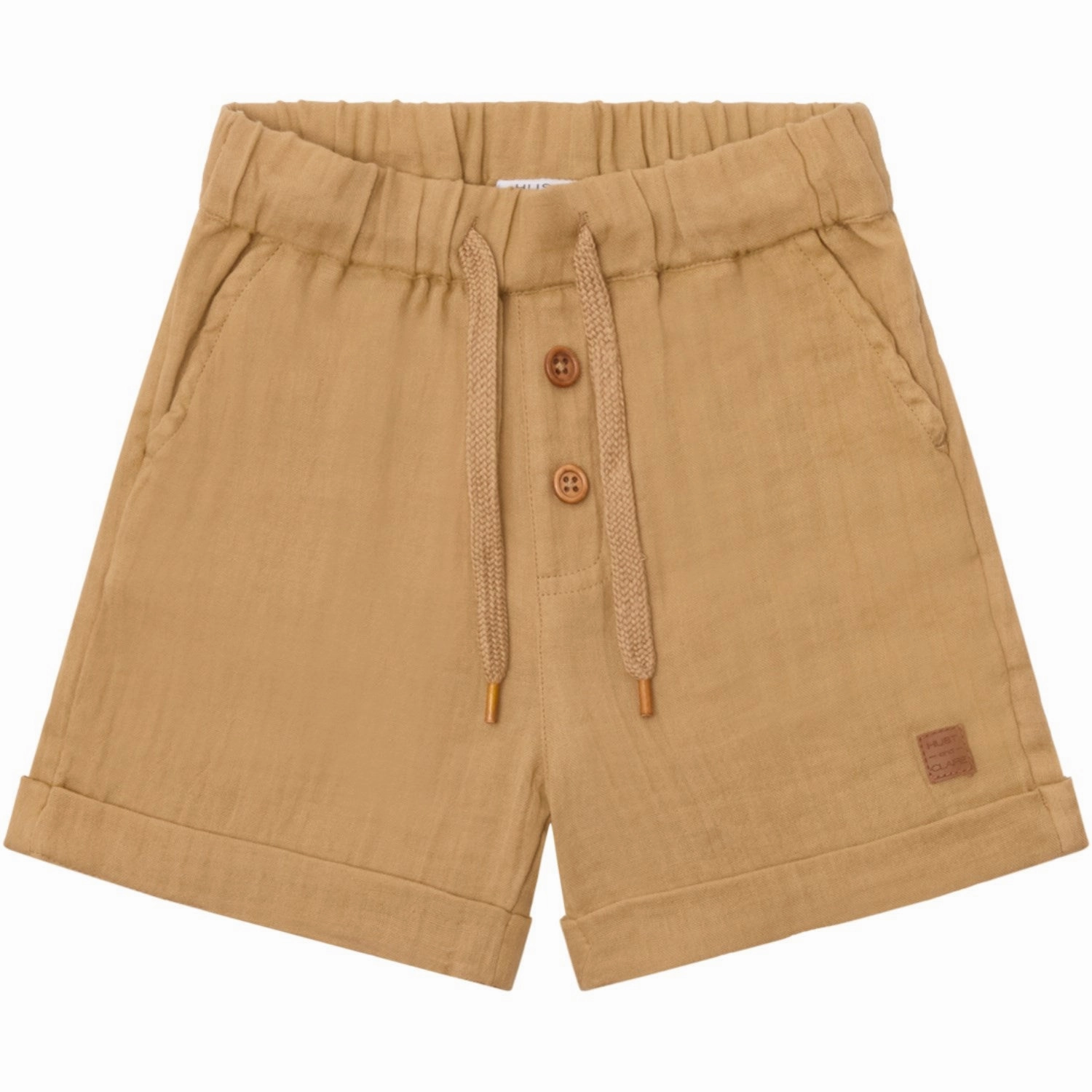 Hust & Claire Warm Sand Haggi Shorts Refined Silk
