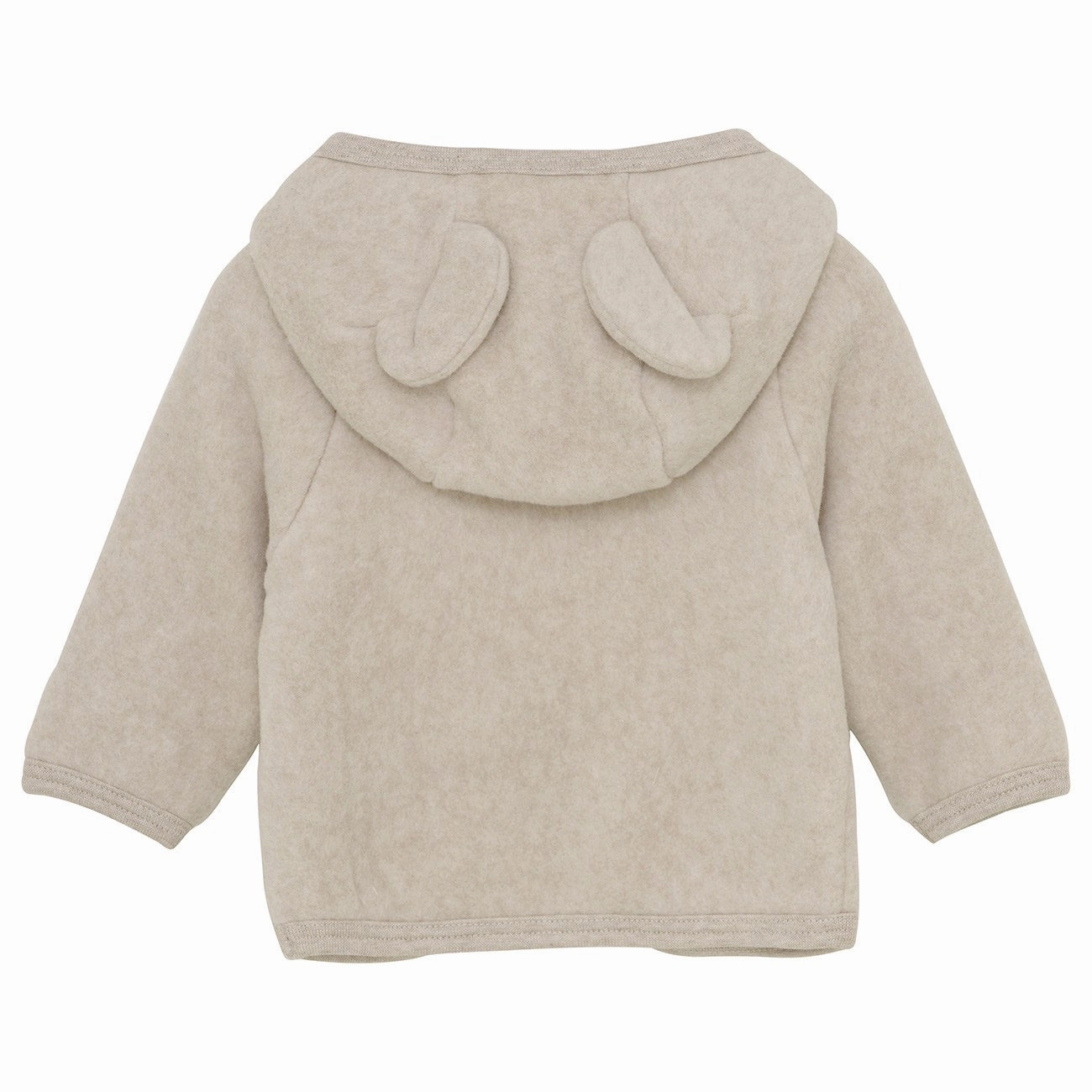 Huttelihut Camel Melange Jacket Ears Cotton Fleece Design