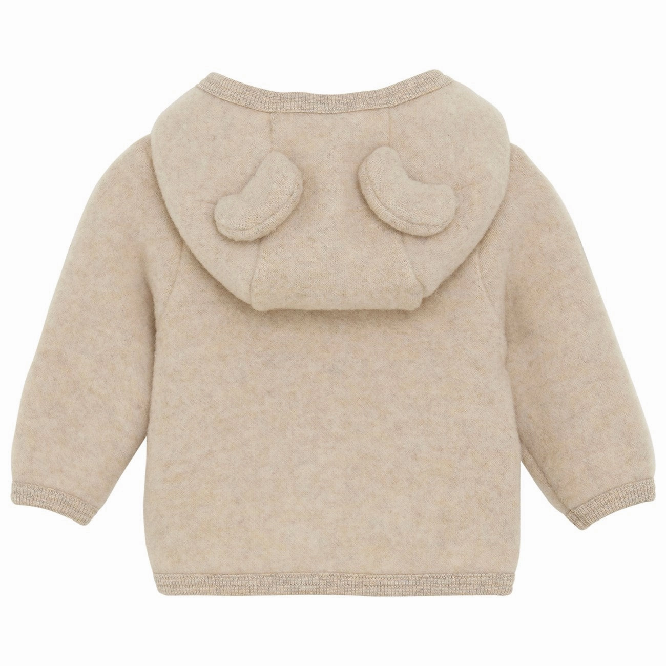 Huttelihut Camel Melange Jacket Ears Wool Fleece Long-lasting