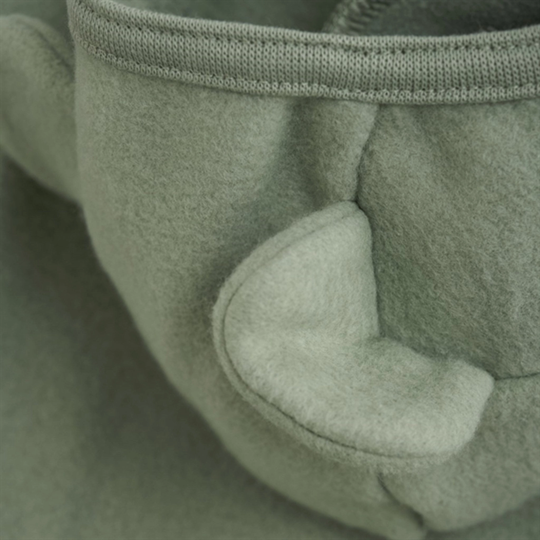 Huttelihut Jacket Ears Cotton Fleece Sea Spray Luxury