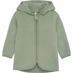 Huttelihut Jacket Ears Cotton Fleece Sea Spray Luxury Ethereal