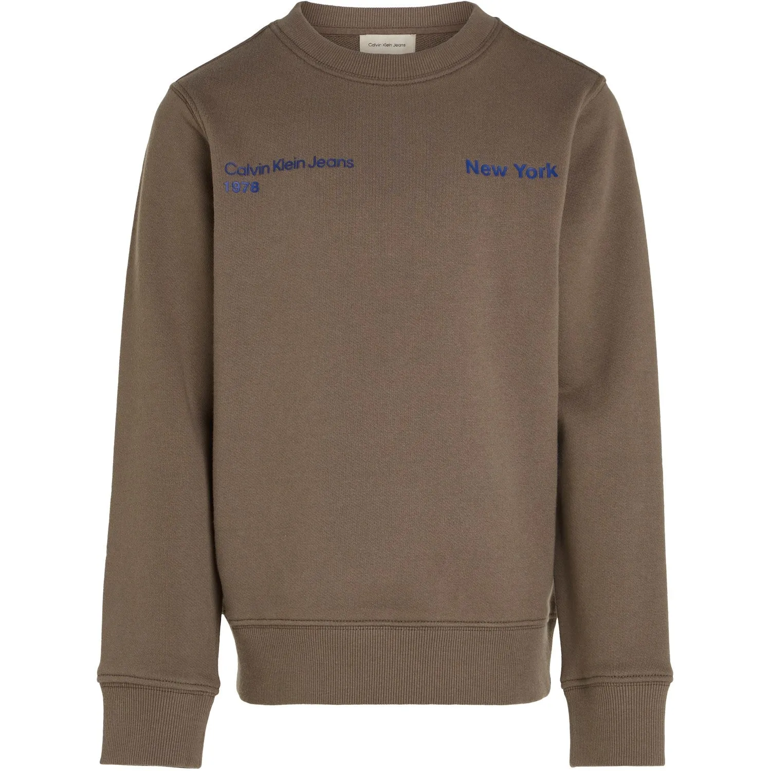 Iconic Brand Calvin Klein Falcon Terry Graphic Cn Crewneck Dominance