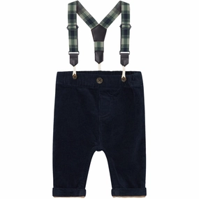 Iconic Brand Name It Dark Sapphire Ben U Shape Corduroy Pants Trend