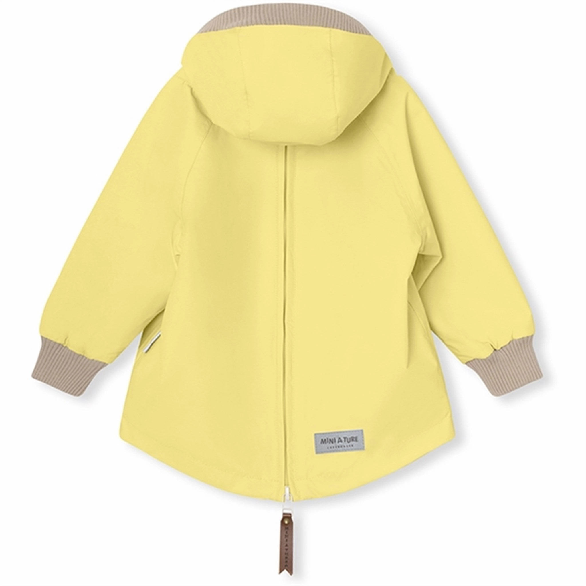 Iconic MINI A TURE BABYVITO Spring Anorak w/Fleece Lining Muted Lime