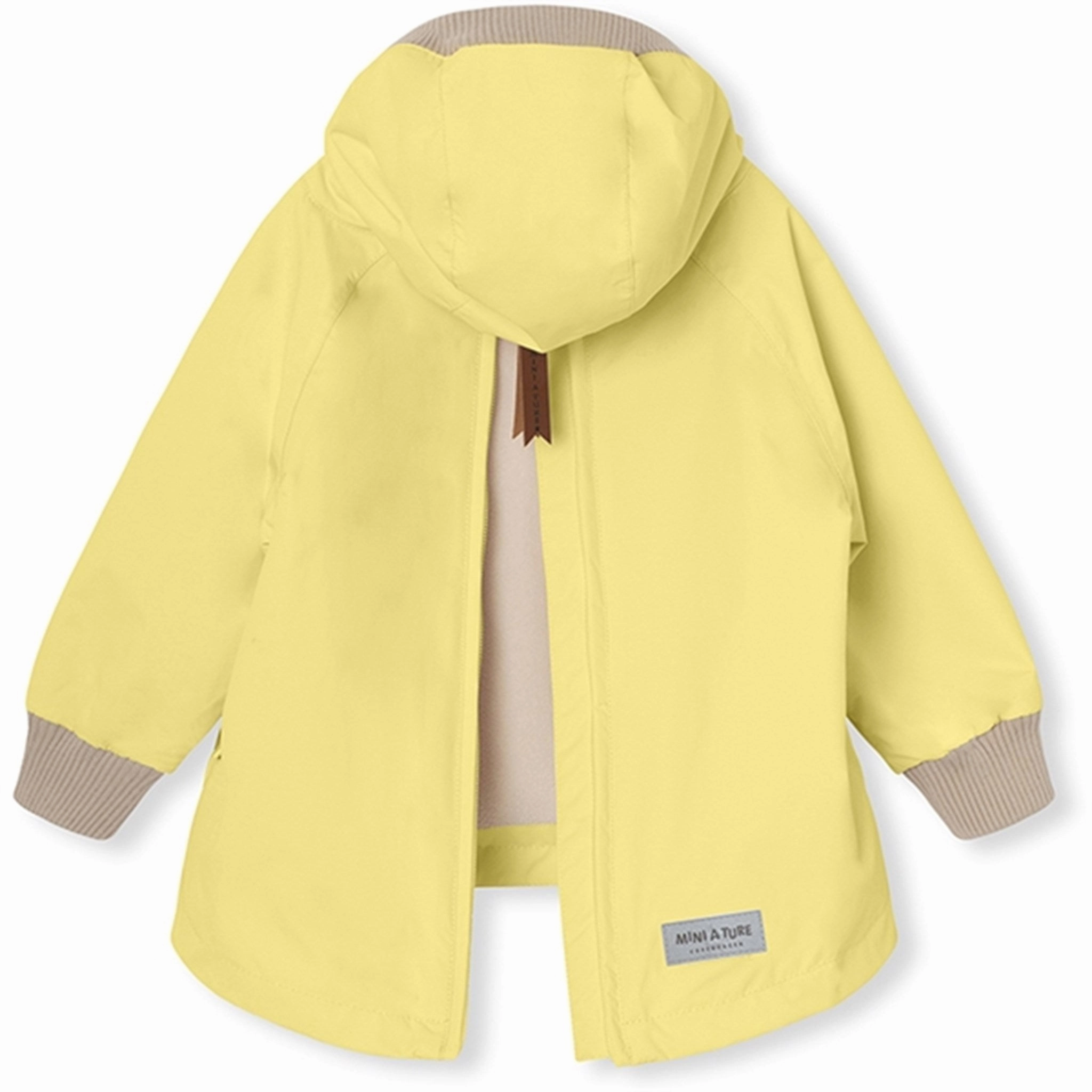 Iconic MINI A TURE BABYVITO Spring Anorak w/Fleece Lining Muted Lime
