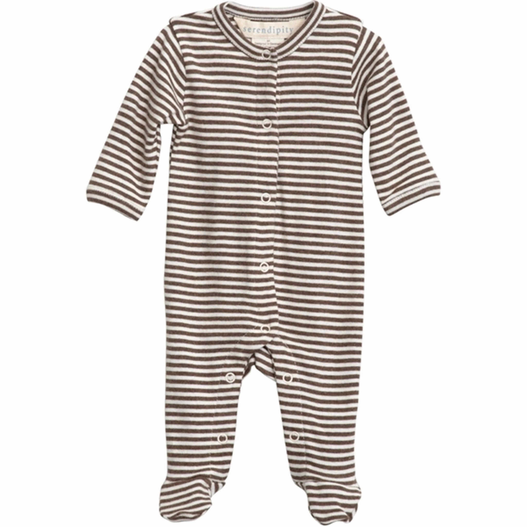 Premium Quality Serendipity Newborn Chestnut/Offwhite Stripe Suit Modern