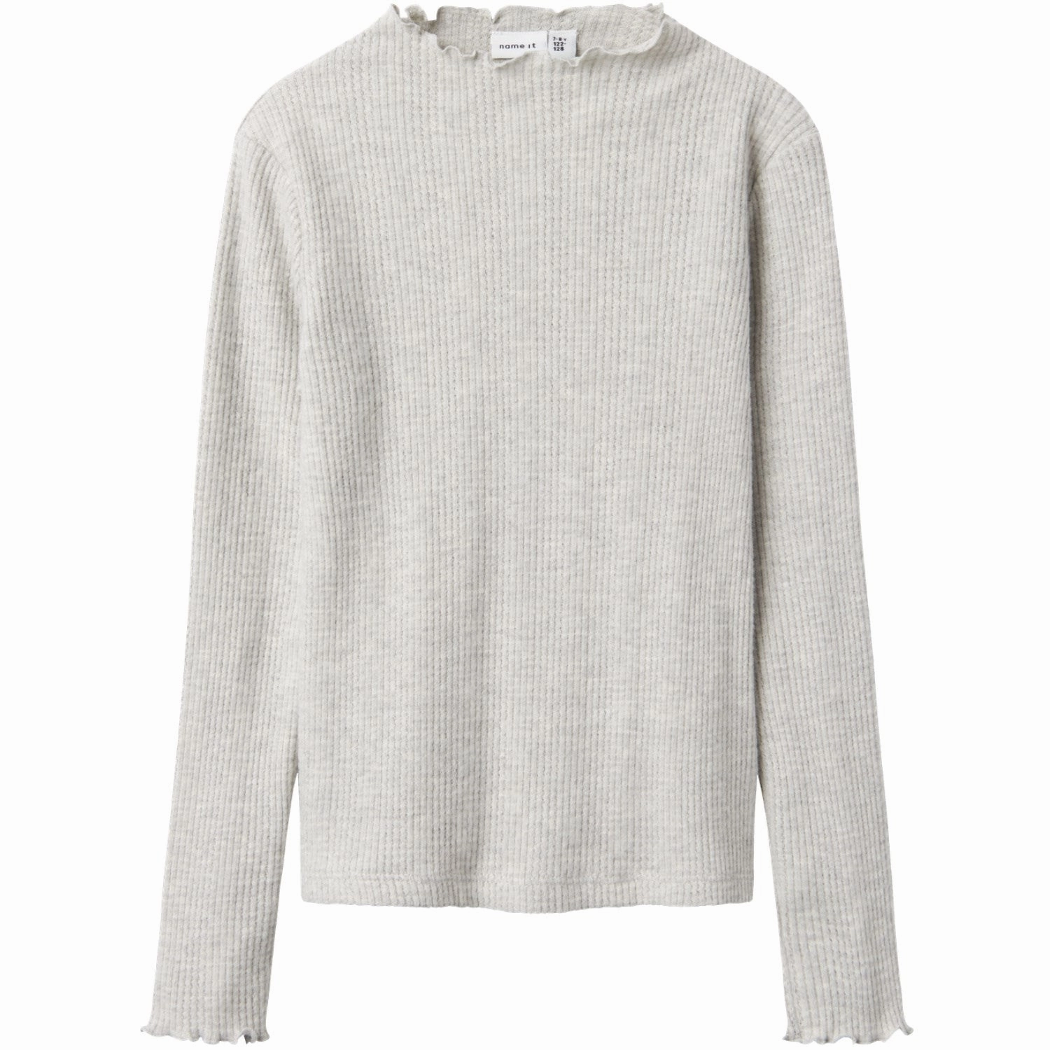 Name It Light Grey Melange Tulpu Blouse Majestic Acclaimed