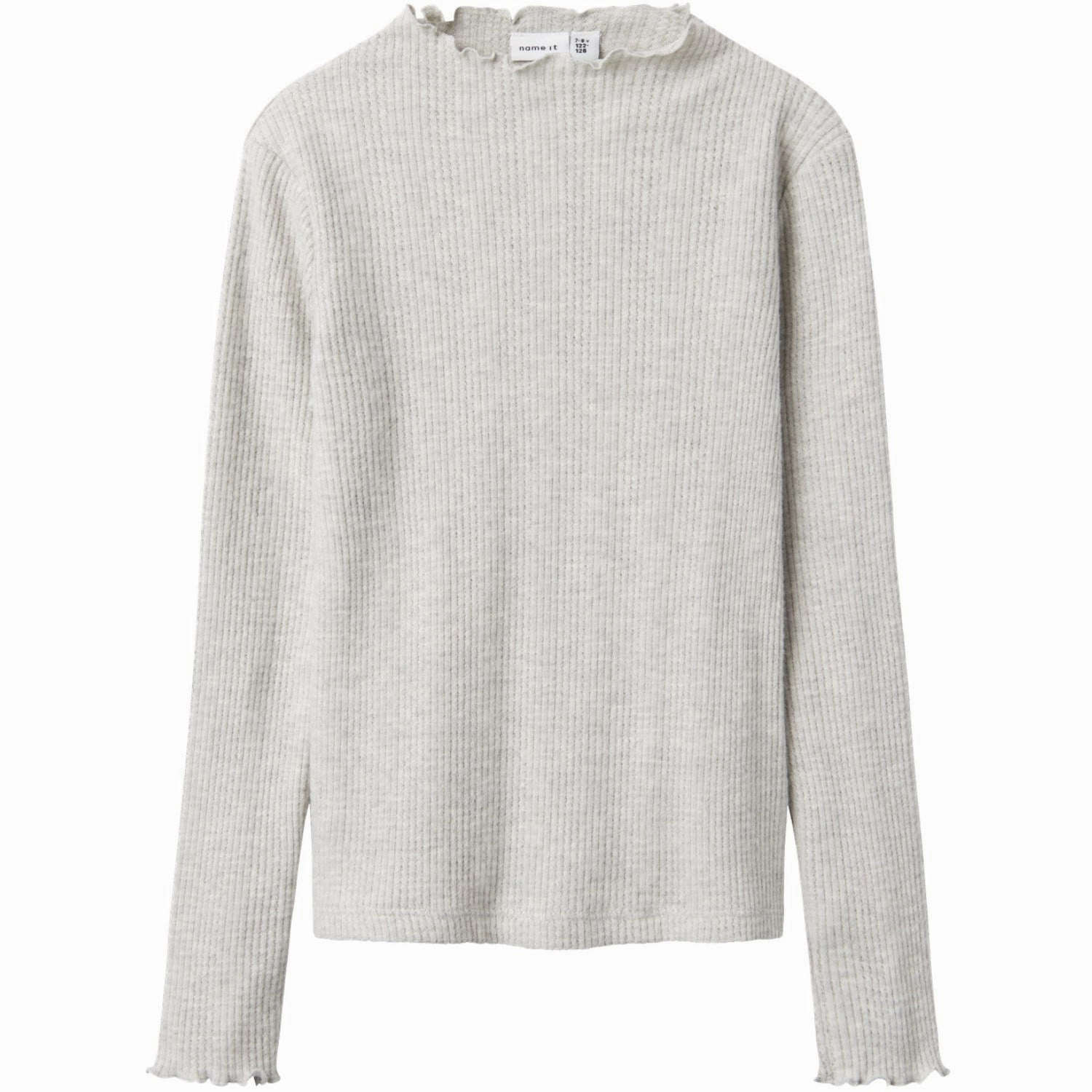 Genuine Name It Light Grey Melange Tulpu Blouse Innovation
