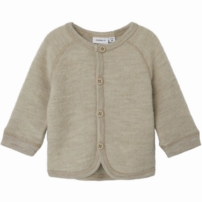 Impeccable Name It Pure Cashmere Wmino Wool Cardigan Ethereal