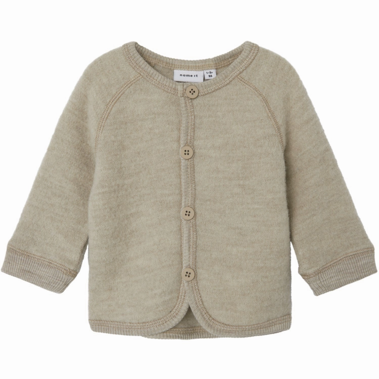 Impeccable Name It Pure Cashmere Wmino Wool Cardigan Ethereal