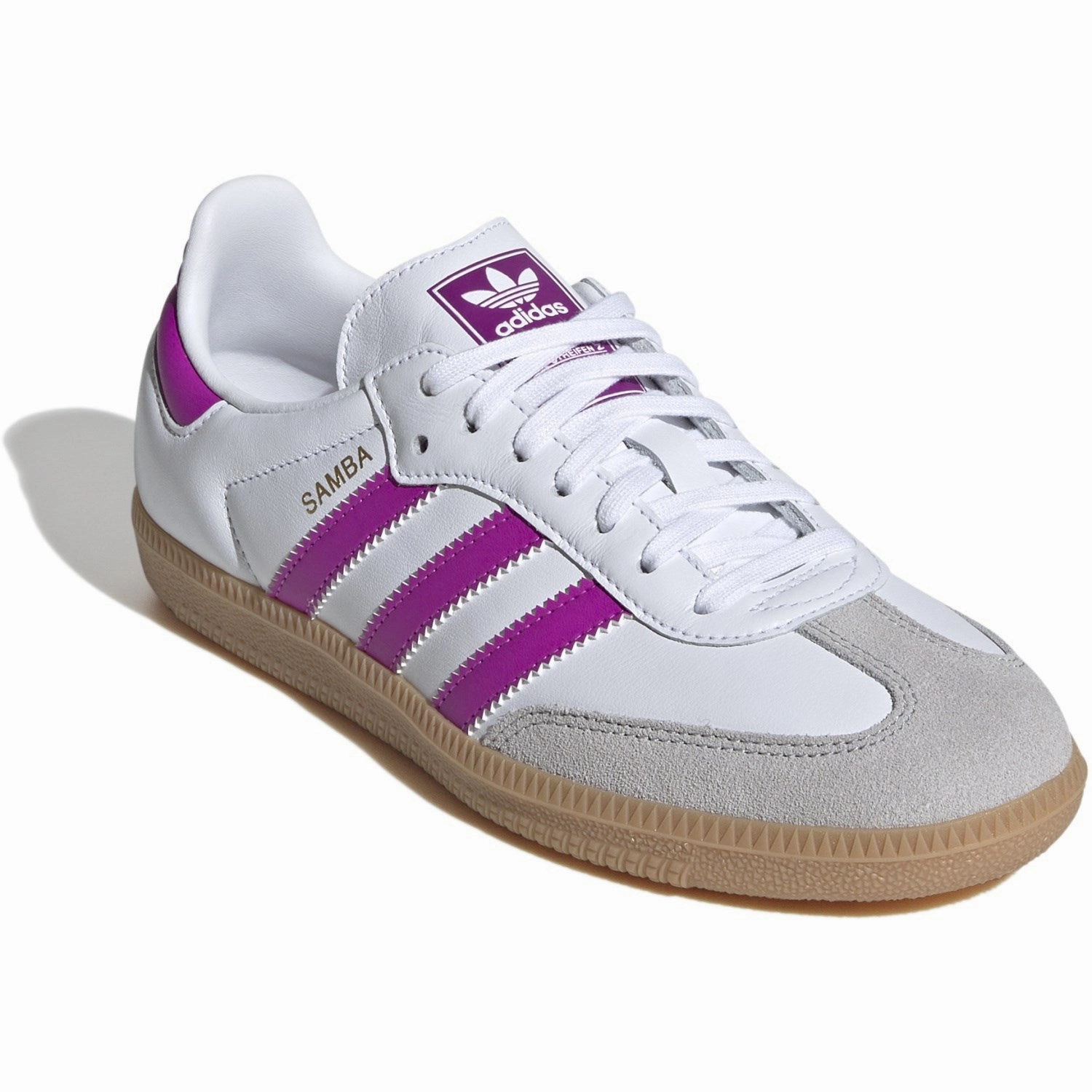 Indoor shoes adidas Originals Ftwwht/Purbur/Gum3 Samba Og J Sneakers
