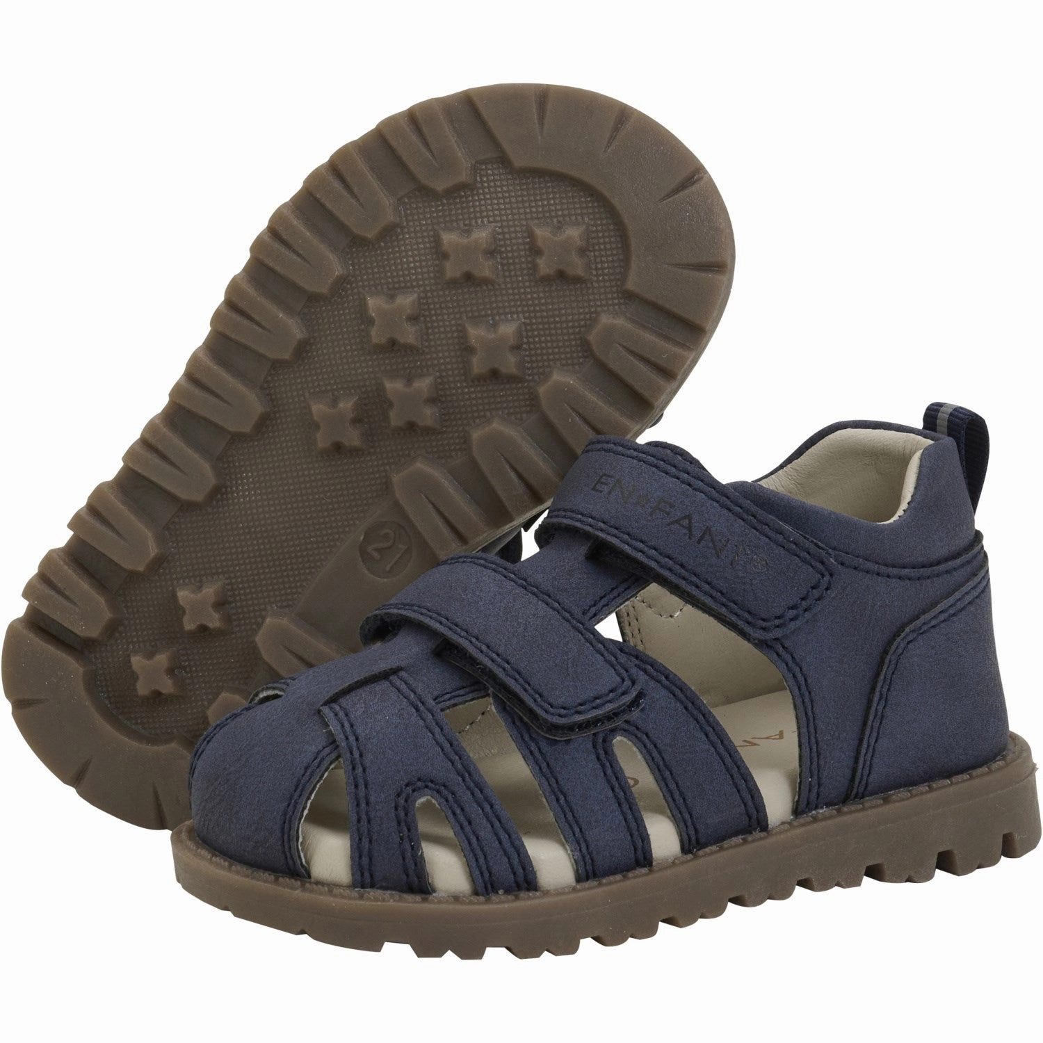 Indoor shoes En Fant Vintage Indigo Sandal Velcro