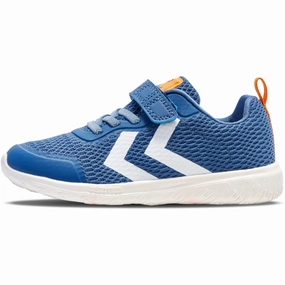 Indoor shoes Hummel Blue/Yellow Actus Recycled Jr Sneakers Classic shoes