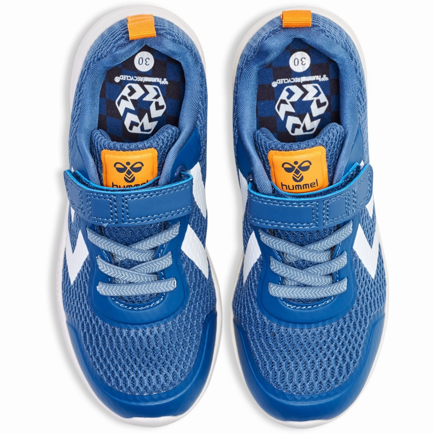 Indoor shoes Hummel Blue/Yellow Actus Recycled Jr Sneakers