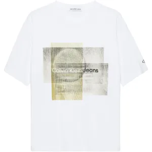 Innovation Calvin Klein Layered Graphic Relaxed T-Shirt Bright White Premium Quality