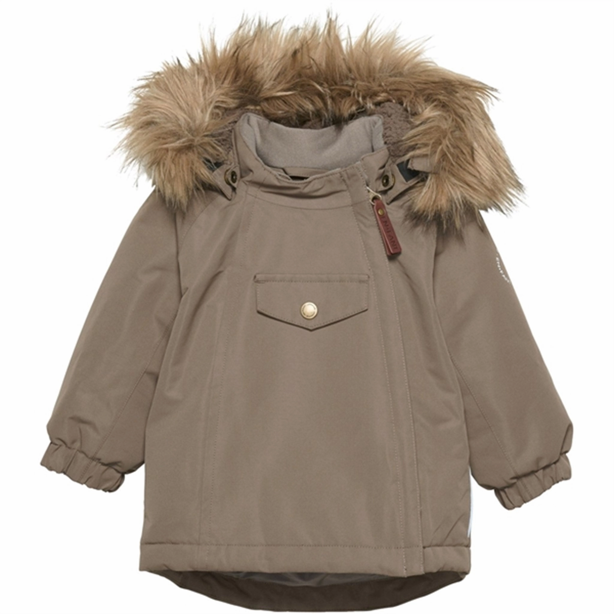 En Fant Jacket Solid Baby Chocolate Chip Noble Ethical