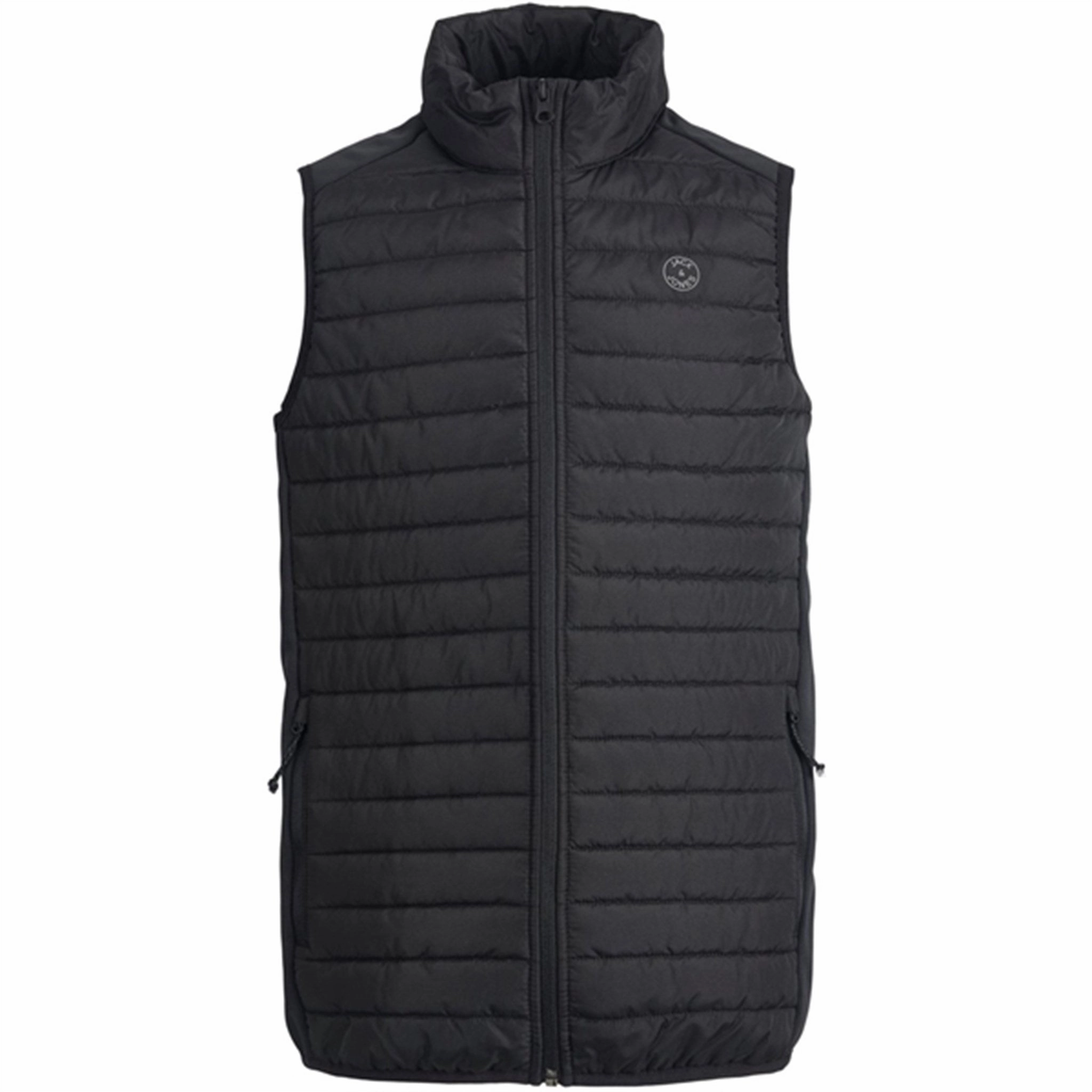 Pioneer Jack & Jones Junior Black Multi Quilted Vest Noos Finest