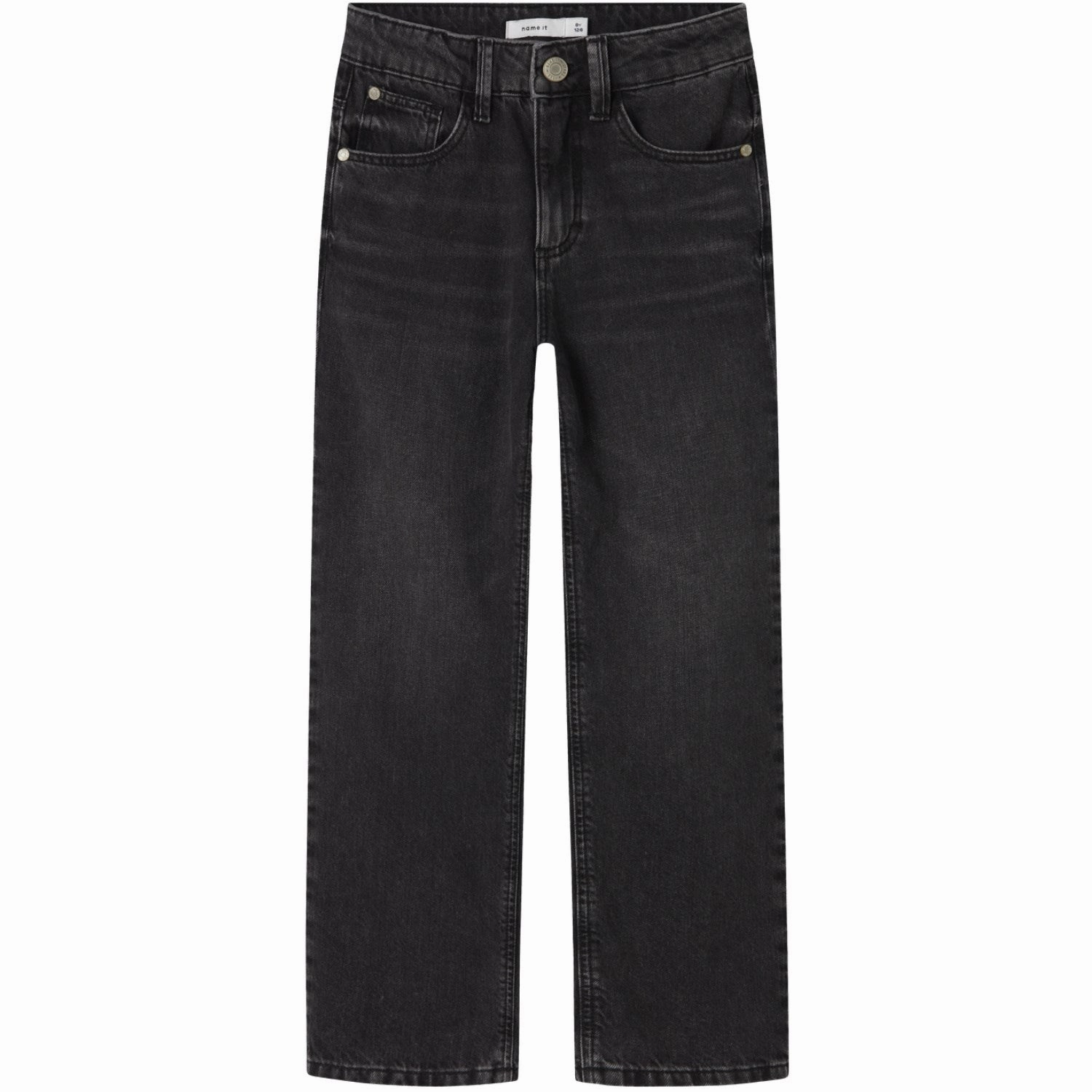 Name It Black Denim Nkfrose Hw Straight Jeans 9222-Rm Noos Luxe Prestige