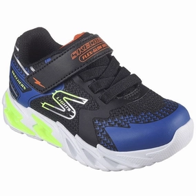 Innovation Skechers Flex Glow Bolt Sneakers Black Blue Avant-garde