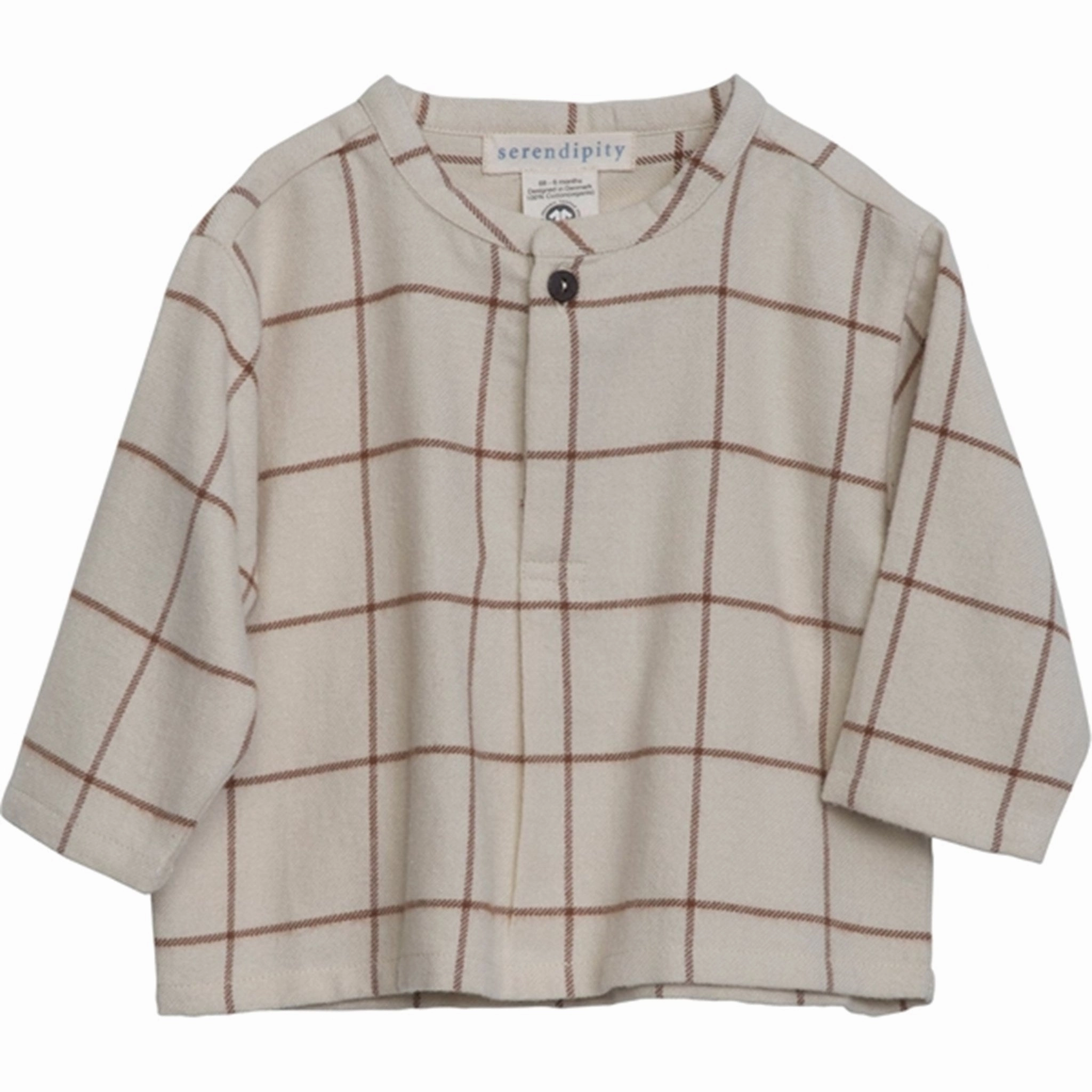 Aristocratic Serendipity Chocolatechecks Baby Brushed Shirt Design