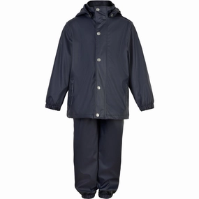 Inspiring En Fant Blue Night Rainwear Set Solid Opulent