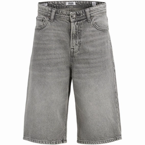 Inspiring Jack & Jones Junior Grey Denim Iron Original Shorts Sq 204 Admired