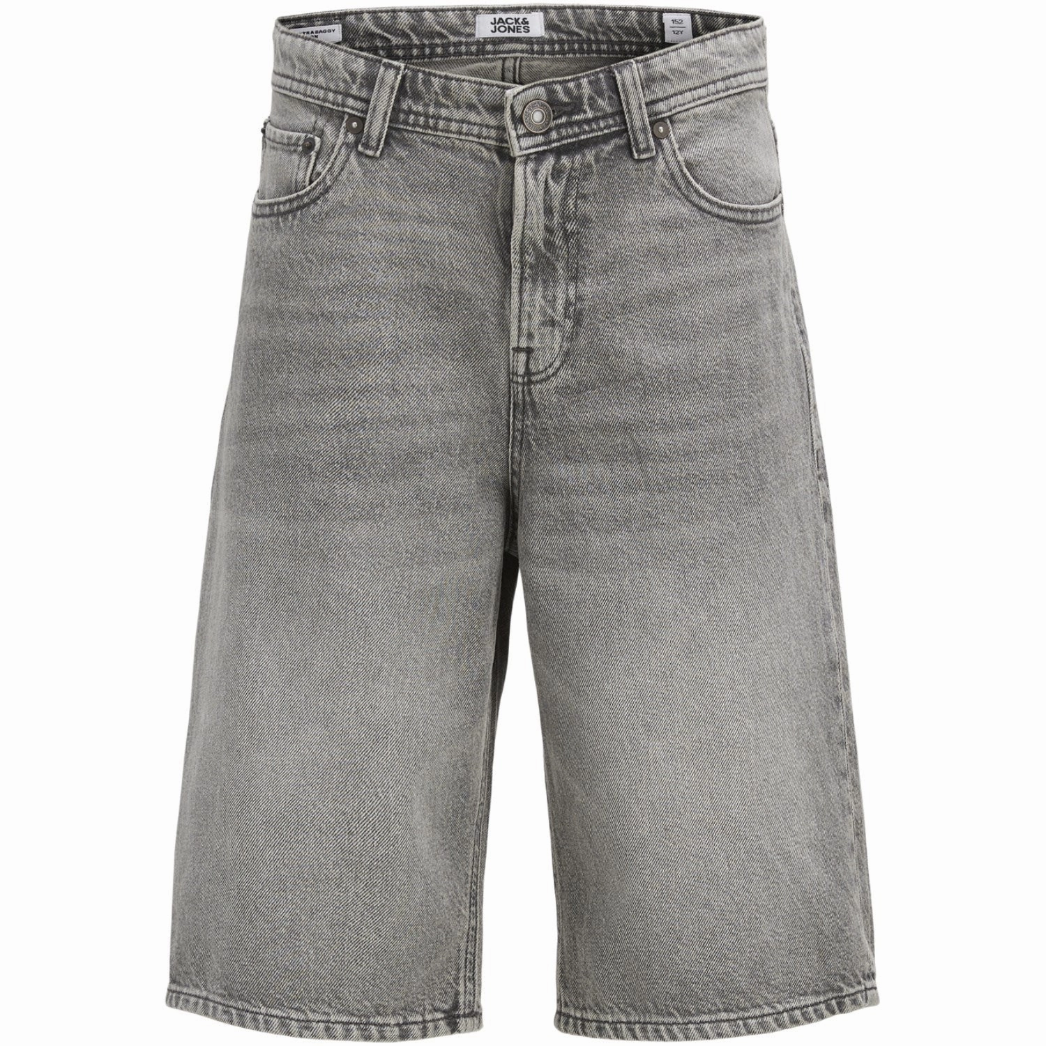 Exclusive Jack & Jones Junior Grey Denim Iron Original Shorts Sq 204 Pioneer