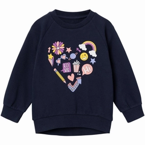 Inspiring Name it Dark Sapphire Heart Venus Sweatshirt Contemporary
