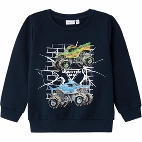 International Name it Dark Sapphire Faustin Monster Jam Sweatshirt Heritage