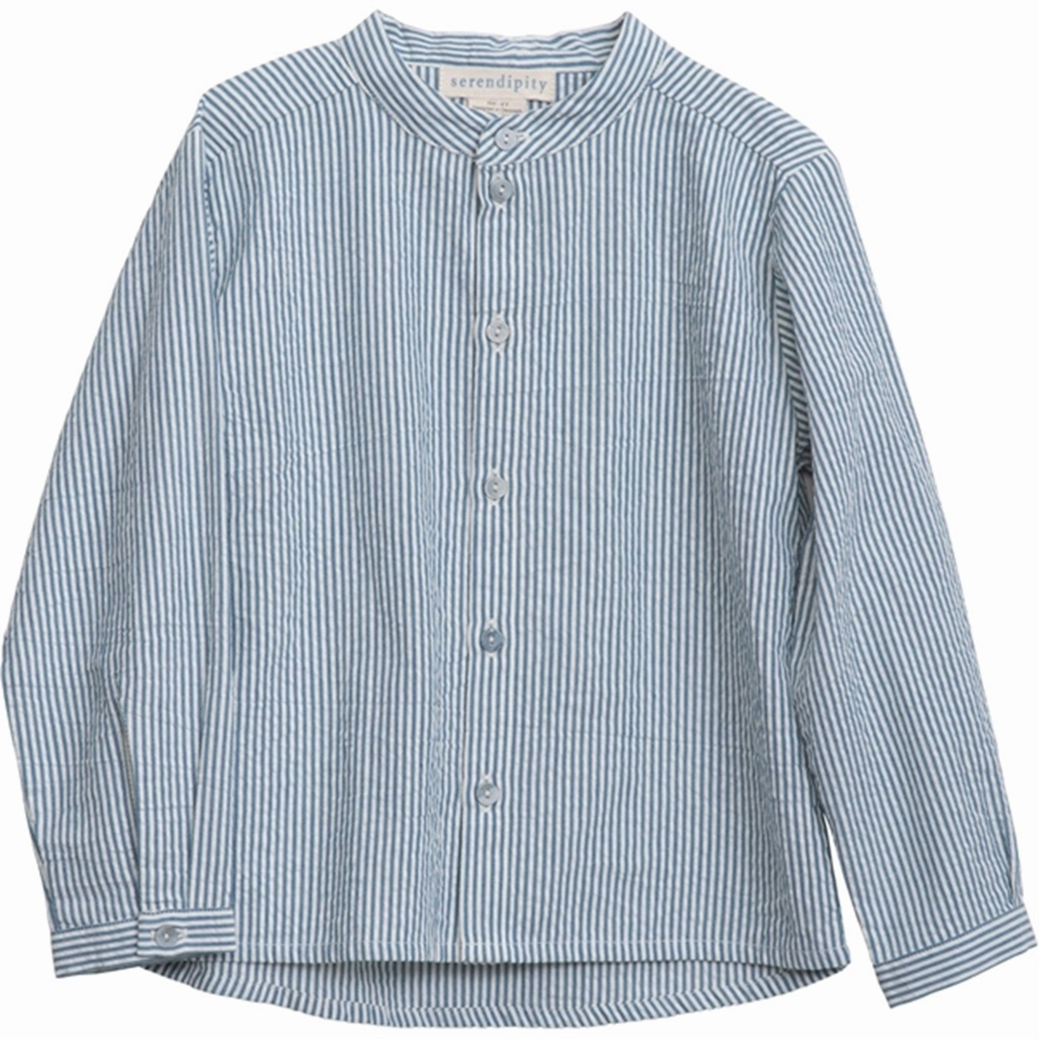 Serendipity Sapphirestripe Shirt Trend Prestige