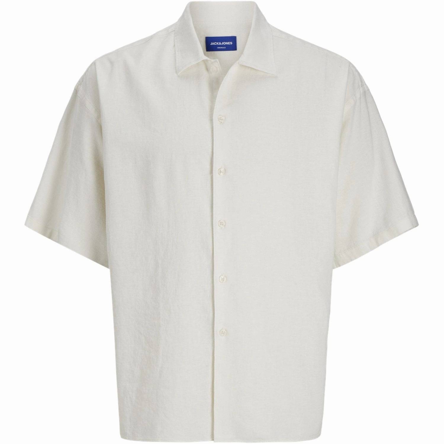 Aristocratic Jack & Jones Junior Antique White Jorparos Oversized Shirt Ss Jnr Impeccable