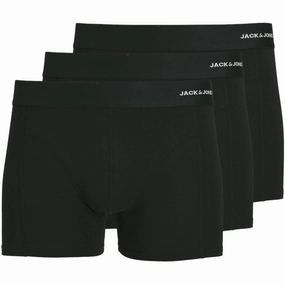 Jack & Jones Junior Black Basic Bamboo Boxershorts 3-pack Noos Revered Admired