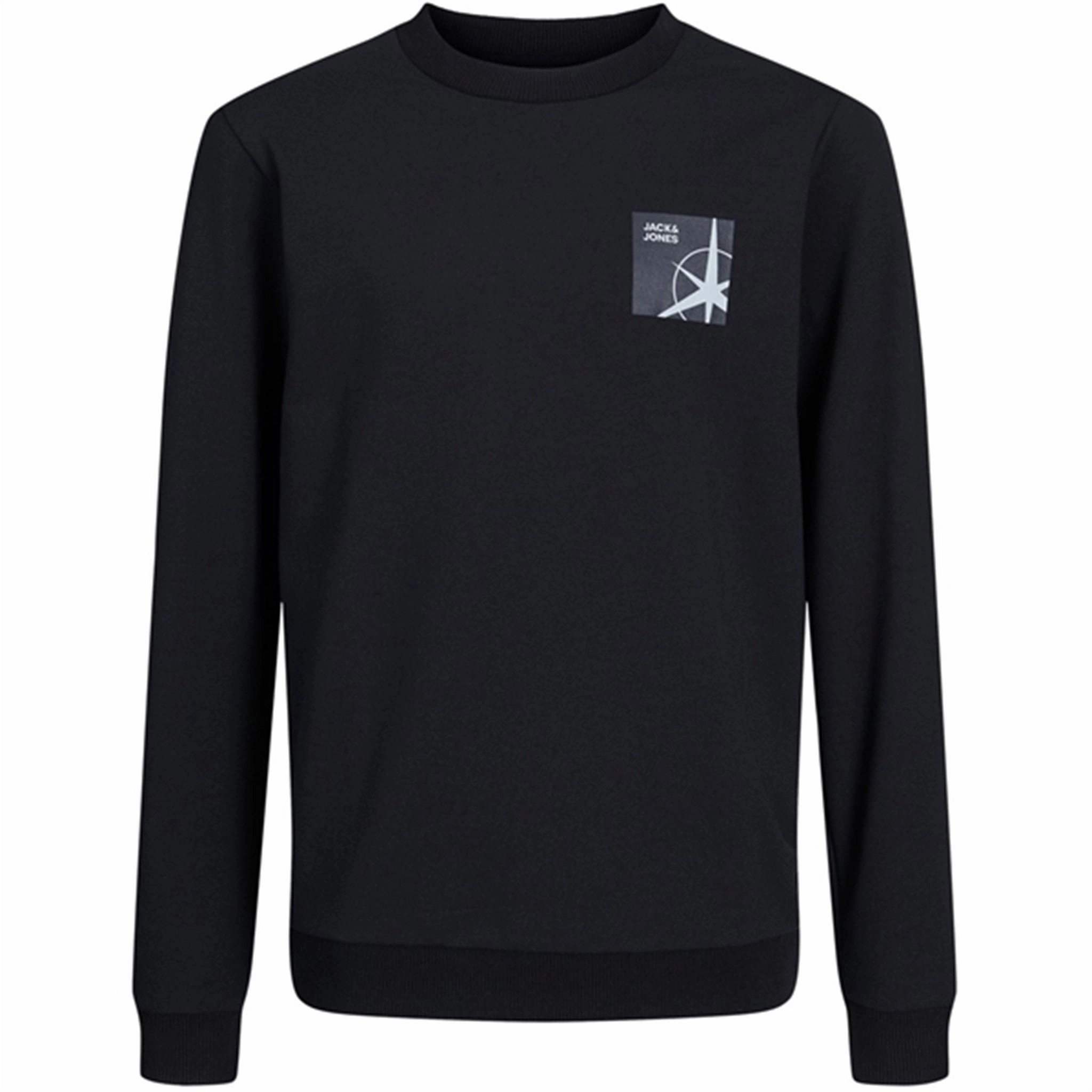 Innovation Jack & Jones Junior Black Filo Sweatshirt Artisanal