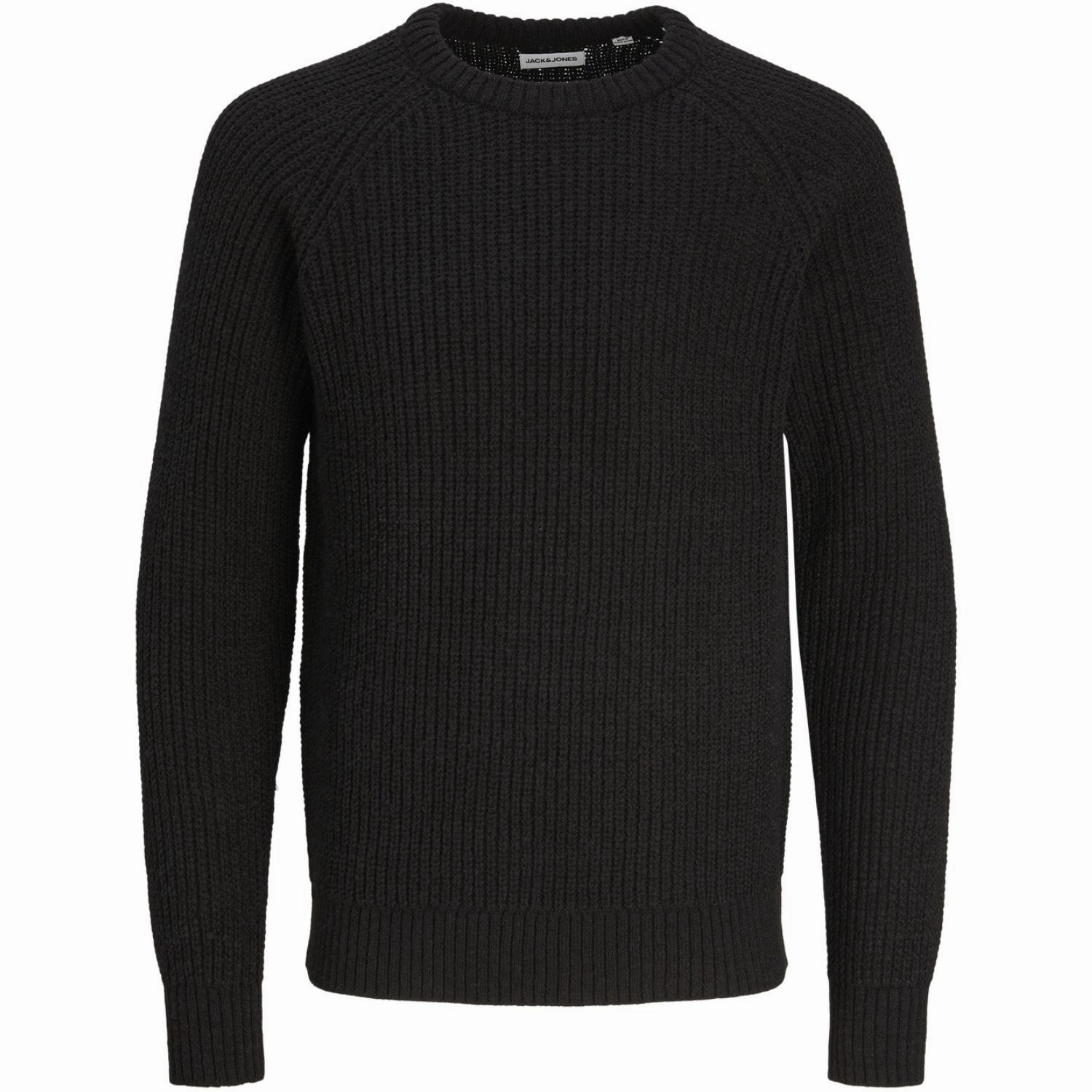 Impeccable Jack & Jones Junior Black Jones Knit Crew Neck Blouse Aristocratic