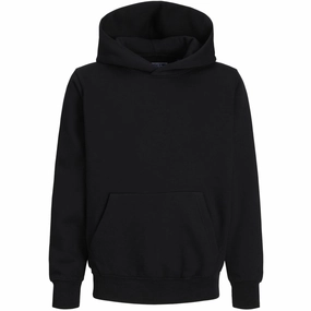 Jack & Jones Junior Black Urban Edge Sweat Hoodie Noos Majestic Premium