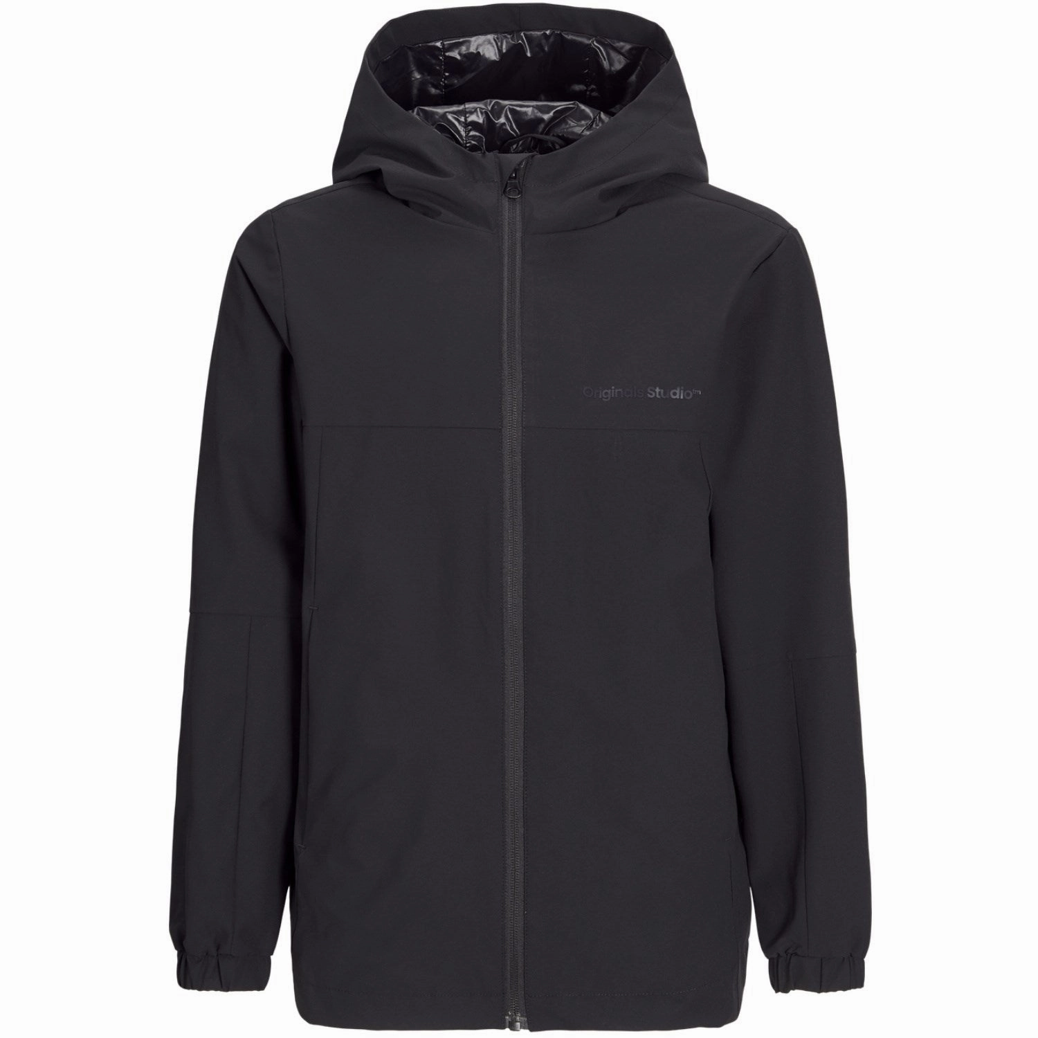 Jack & Jones Junior Black Vesterbro Hood Jacket Majestic Original